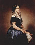 Francesco Hayez Portrat der Antonietta Tarsis Basilico. oil painting